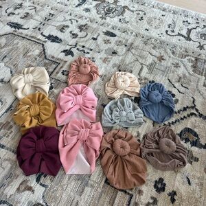 Assorted Colorful Kids Turban Headbands 11